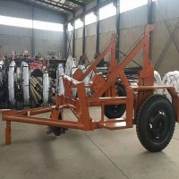 電纜線盤(pán)運(yùn)輸拖車(chē) 3噸電纜軸托運(yùn)放線車(chē)