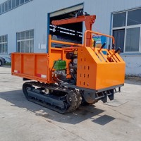 山地履帶運輸車 小型農用爬山虎座駕式 全地形貨物搬運履帶車