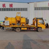 牽引式瀝青拌合機(jī) 自動炒料路面修補(bǔ)廢舊再生加熱攪拌機(jī)