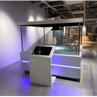 全息展柜/商場柜臺化妝品展示柜臺專