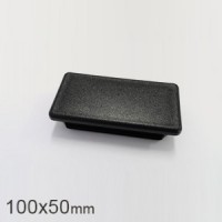 機(jī)械配件管塞鋼管塑料堵頭100*50矩形管塞鋼管塞堵頭蓋堵