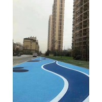 自貢市 壓模地坪材料 透水砼 透水混凝土增強劑 透水地坪