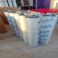 瀝青混凝土生產(chǎn)煉鋼電爐煙氣化工行業(yè)攪拌站倉頂除塵濾芯