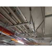 武漢管道支架DN100單管抗震支吊架-DN150*3門型多管抗震支吊架