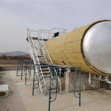 山東鐵皮罐體保溫施工隊巖棉不銹鋼瀝青罐保溫工程價格