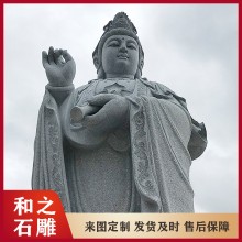 石雕三十三觀音佛像 青石關公韋陀菩薩 寺廟石雕觀音像佛像漢白玉