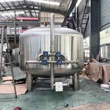 鄒城鴻謙錳砂不銹鋼機(jī)械過(guò)濾器污水處理凈化過(guò)濾廠家直