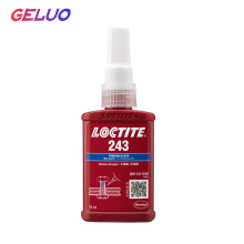 寧波樂泰膠水loctite243螺絲膠 螺紋鎖固膠劑 通用型密封單組分厭