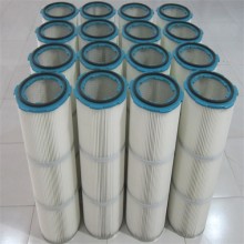 六耳快拆325*660噴涂工業除塵濾筒塑粉回收濾末粉塵折疊濾芯