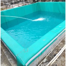 酸堿池防腐施工鋪設1.50mm厚聚氯乙烯PVC防水卷材土工膜