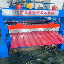 廂房頂瓦機(jī)器 金碩 全自動彩鋼瓦機(jī) 冷彎成型壓瓦機(jī)