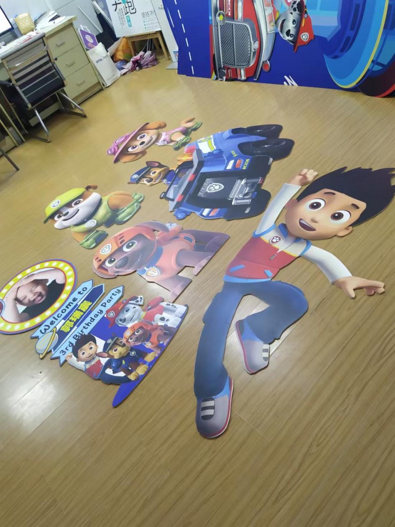 西安kt板定制 pvc廣告牌定制簽到墻kt板，泡沫異形牌展板