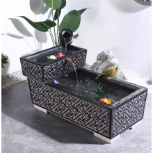石雕魚缸長(zhǎng)盆仿古石槽養(yǎng)魚流水槽石雕庭院擺件