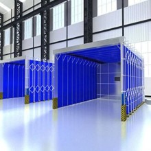 驅動式軌道伸縮噴漆房 用料厚實 任意調整