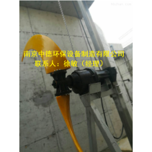 低速推流器的價格及CAD安裝示意圖；潛水攪拌機制造標準號CJ/T109-2000