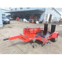 1.3噸消防機(jī)器人用ATV工具拖車 爬梯折疊全掛車