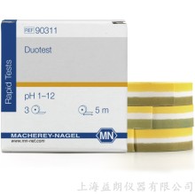 Duotest pH 1-12 兩個指標區pH測試紙 MN 90311