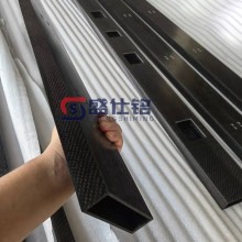 廠家生產(chǎn)黑色碳纖維方管 高強(qiáng)度碳纖維機(jī)械臂