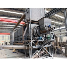連續作業果殼炭化爐排放環保效率明顯提升