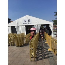 大型活動安檢棚搭建方案-防火防爆可