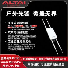 機場 / 港口 / 商場覆蓋！奧泰爾CX200 高性價比室外 AP，外接天