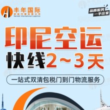 中國到印尼空運雙清包稅門到門快線 2天直達雅加達