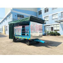 5噸雨棚拖車 護欄可拆型牽引雨篷工具拖車