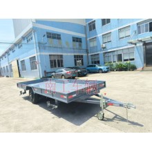 ATV拖車0.8噸輕型鐵板實心護欄全掛車
