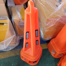 武漢聲光警示路錐 聲光路錐報警器用于道路施工