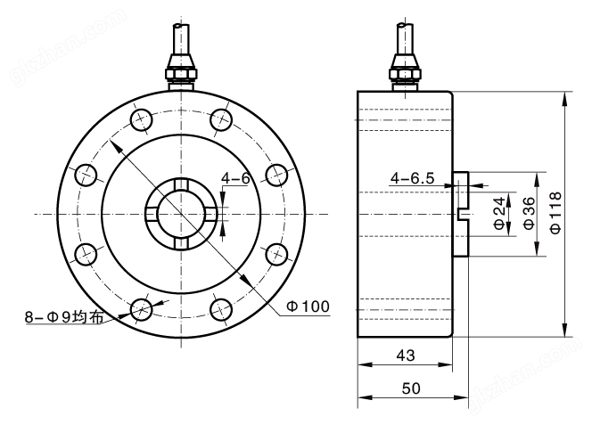 NTJH-4C輪輻式稱重傳感器 重量測力