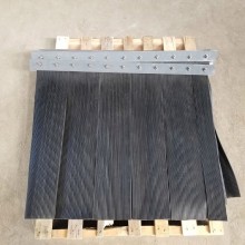 導料槽防塵簾 可多層定制 250*6mm橡膠密封膠條裝訂礦用擋塵簾 抑塵風簾 美奐橡塑