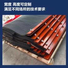 黑色三元乙丙橡膠擋塵簾 美奐橡塑定制 輸煤機械防塵降噪抑塵橡膠