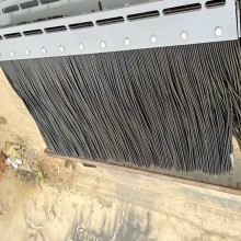 聚氨酯擋塵簾抑塵橡膠密封簾 皮帶機擋塵簾 250*6型 礦用卸煤場抑塵簾 美奐橡塑