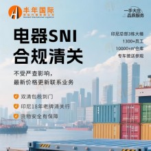 中國電子電器出口印度尼西亞SNI合規