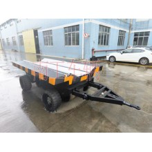 25噸V字重型鋼卷平板拖車 牽引全掛車