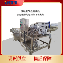 酸菜深加工生產線 全自動氣泡清洗機 連續式清洗線